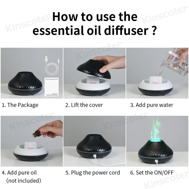 OILSENSE™️ - Electric Flame Lamp